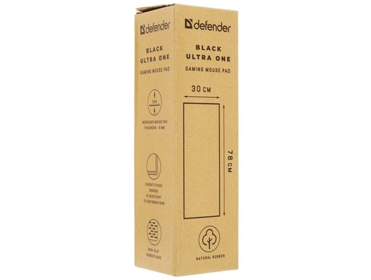 Коврик для мыши Defender Black Ultra One 50004